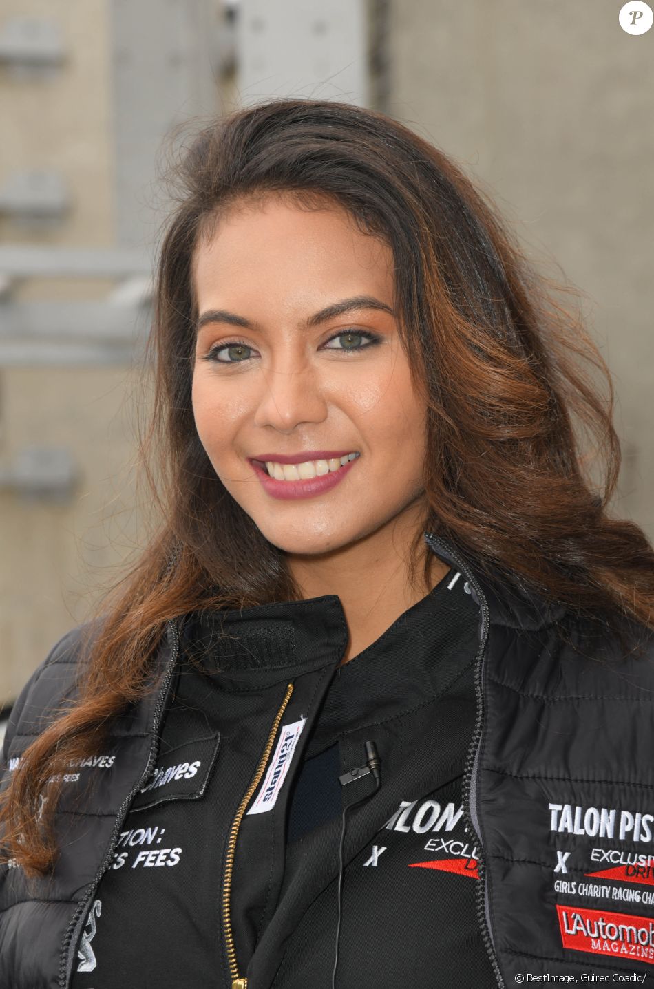 Exclusif - Vaimalama Chaves (Miss France 2019) lors de la 2ème édition du "Girls Charity Racing" dans le cadre de l'évènement "TALON PISTE X Exclusive Drive" sur le circuit du Mans. © Guirec Coadic/Bestimage
