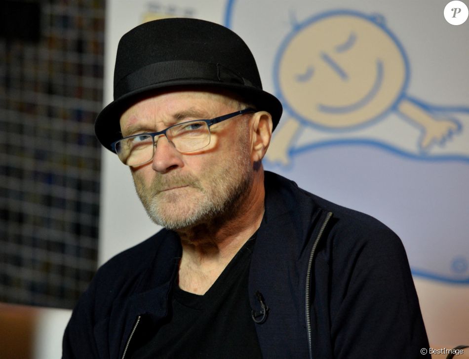 Phil Collins assiste aux auditions musicales de la Fondation "Little Dreams" à Miami, le 20 septembre 2017.