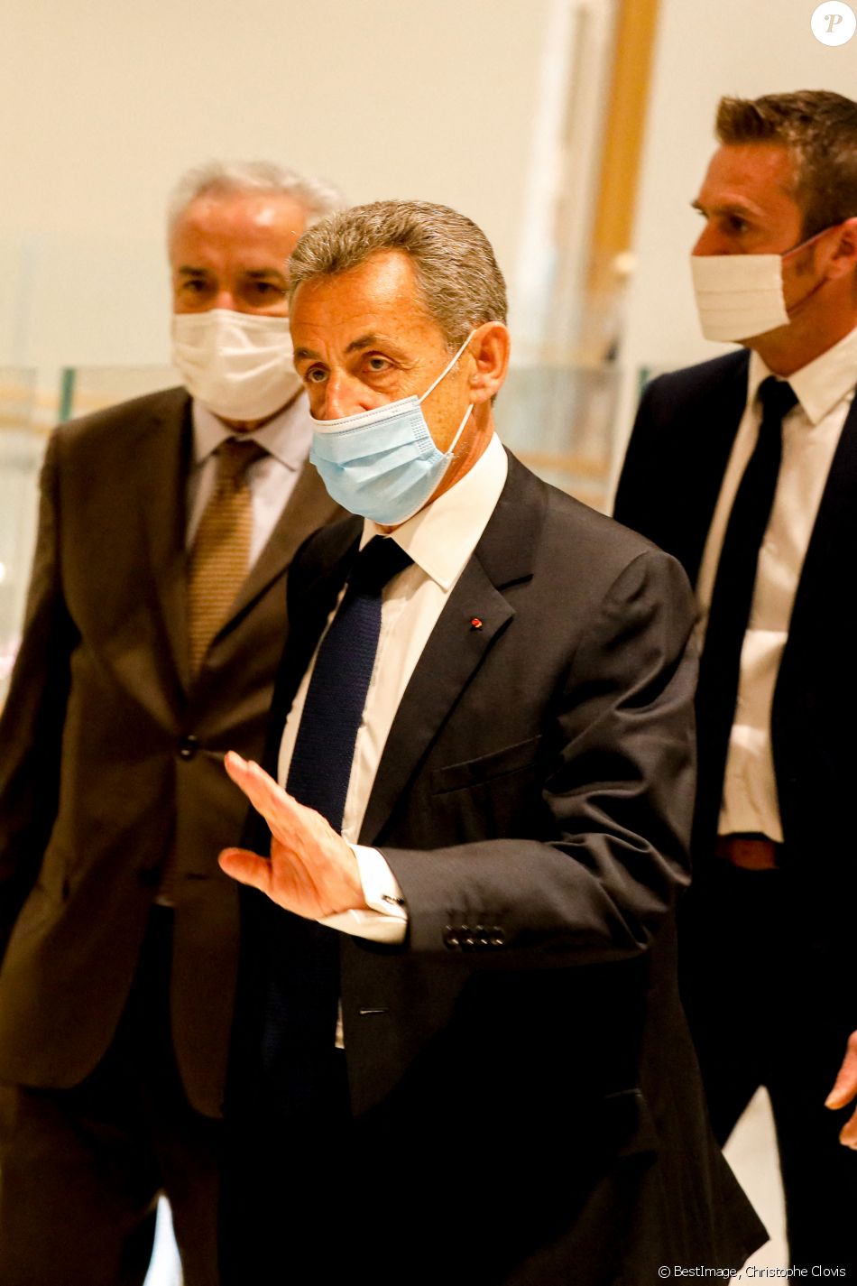 Nicolas Sarkozy - Verdict final dans "Affaires des écoutes" : reprise du procès de Nicolas Sarkozy pour "corruption" et "trafic d'influence" dans l'affaire des écoutes par la 32ème chambre correctionnelle du tribunal de Paris, France, le 1er mars 2021. © Christophe Clovis/Bestimage