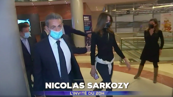 Nicolas Sarkozy, soutenu par Carla Bruni au JT de TF1 : "On me reproche des faits que je n'ai pas commis"