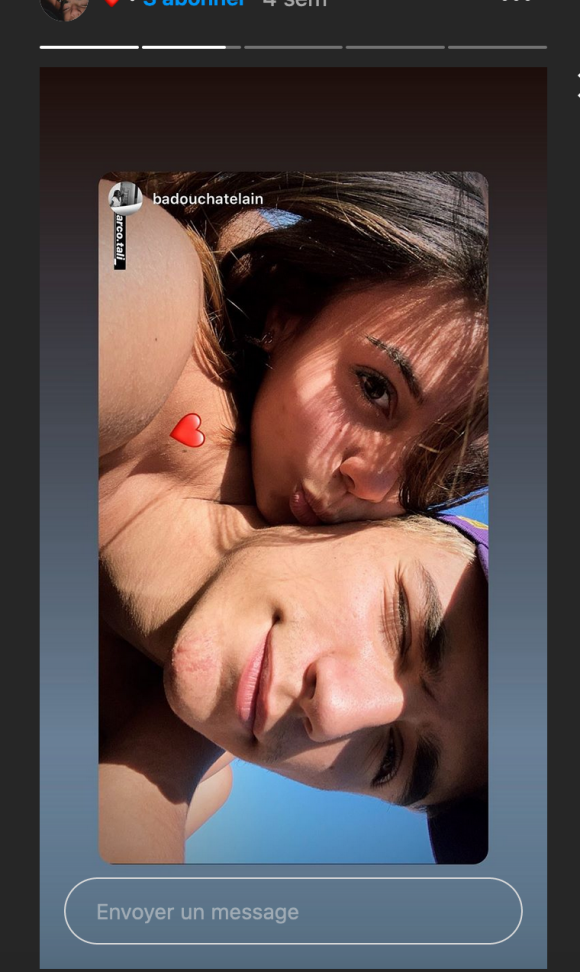 Annily, la fille d'Alizée, dévoile enfin le visage de son chéri sur Instagram. Le 26 juin 2020.