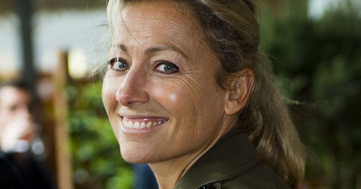 Anne Sophie Lapix au village des internationaux de France de tennis de