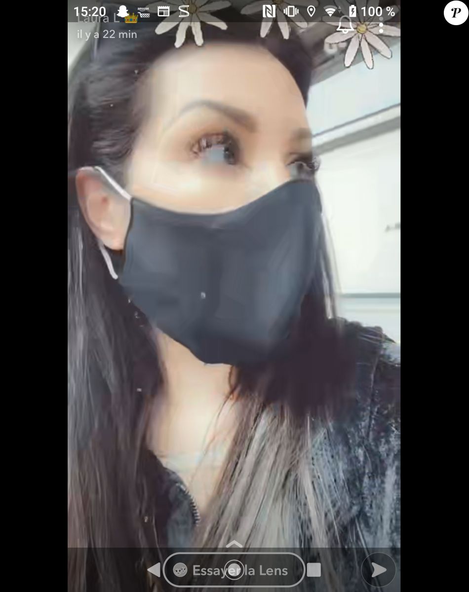Laura Lempika s'exprime après son opération, le 8 mars 2021, sur Snapchat