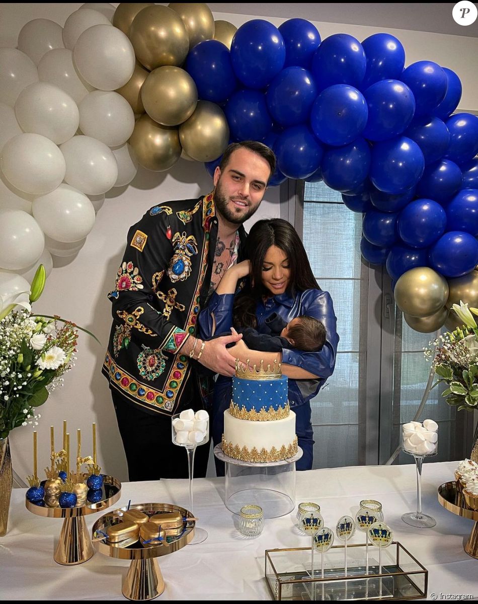 Nikola Lozina, Laura Lempika avec leur fils Zlatan, le 13 décembre 2020