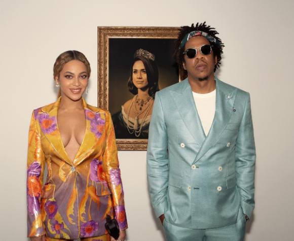 Beyoncé et Jay-Z "s'inclinent" devant Meghan Markl, le 20 février 2019.
