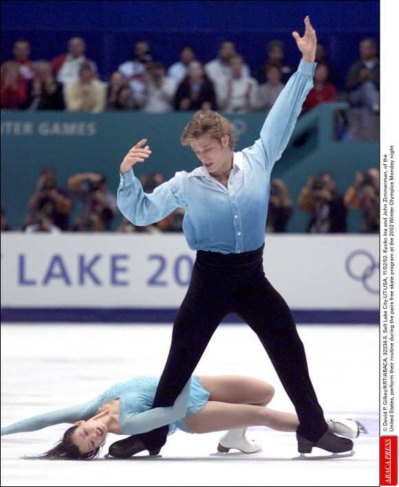 John Zimmerman lors des Jeux Olympiques d'hiver de Salt Lake City, en 2002.