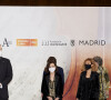 Le roi Felipe VI d'Espagne, la reine Letizia lors du 19ème concert "In Memoriam" en hommage aux victimes du terrorisme à l'auditorium national à Madrid le 10 mars 2021.