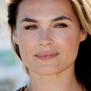 Mélanie Maudran pour le feuilleton télévisé "Un si grand soleil" au photocall du quatrième jour du festival international du film de La Rochelle, France, le 15 septembre 2018. © Patrick Bernard/Bestimage