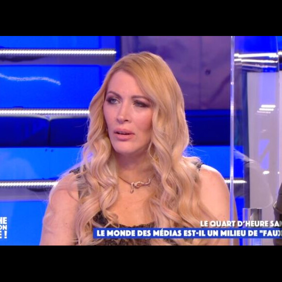 Loana dans "Touche pas à mon poste" sur C8, le 9 février 2021.
