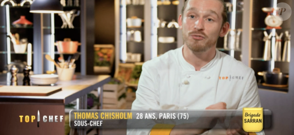 Thomas dans "Top Chef 2021", sur M6.