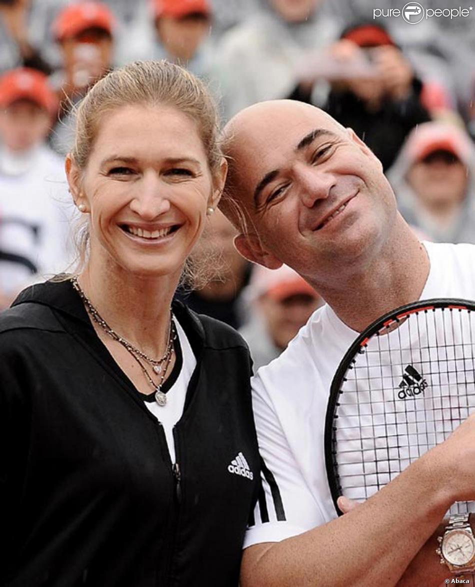 Andr Agassi et son pouse Steffi Graf Purepeople Andr Agassi et son pouse Steffi Graf Purepeople