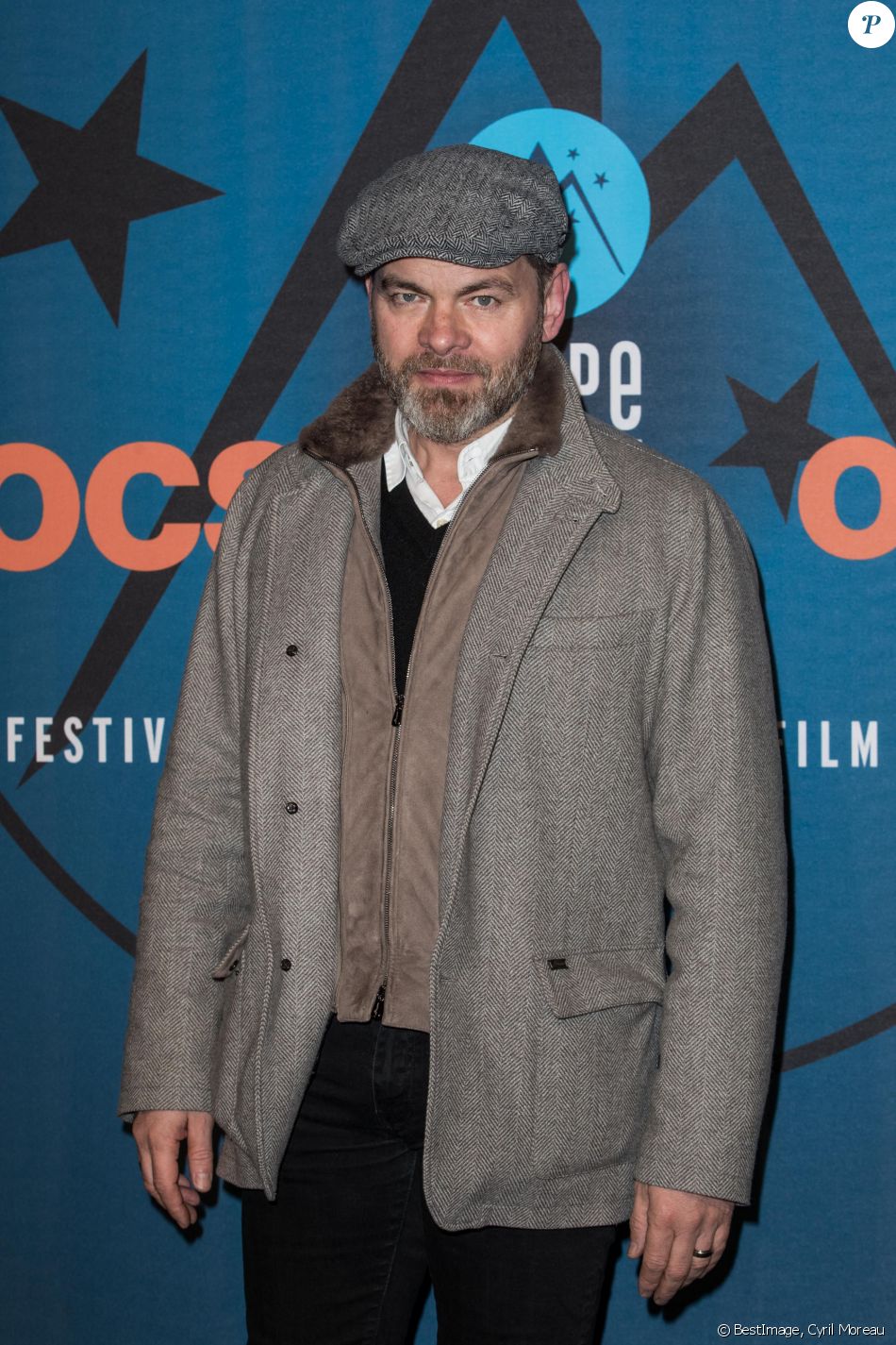 Clovis Cornillac - Photocall du film "Le Temps Des Marguerites" lors du 23e festival international du film de comédie de l'Alpe d'Huez, le 18 janvier 2020. © Cyril Moreau/Bestimage