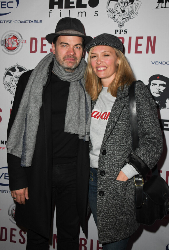 Clovis Cornillac et sa femme Lilou Fogli - Avant-première du film "Des gens bien" au cinéma Gaumont-Opéra à Paris le 2 avril 2019. © Coadic Guirec/Bestimage