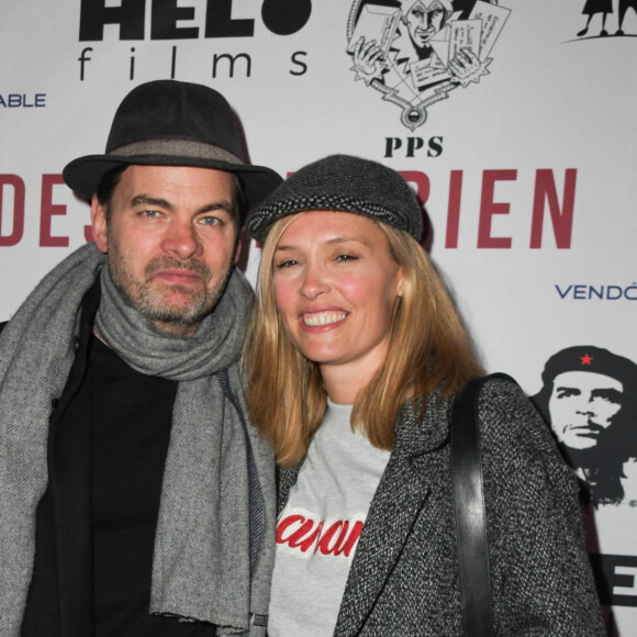 Clovis Cornillac et sa femme Lilou Fogli - Avant-première du film "Des gens bien" au cinéma Gaumont-Opéra à Paris le 2 avril 2019. © Coadic Guirec/Bestimage
