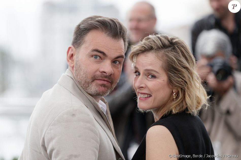 Clovis Cornillac, Karin Viard - Photocall du film "Les Chatouilles" (Un certain regard) au 71e Festival de Cannes, le 14 mai 2018. © Borde / Jacovides / Moreau / Bestimage