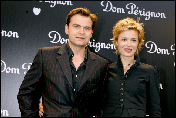 Clovis Cornillac et Caroline Proust - Arrivées des stars à la soirée Dom Perignon Lagerfeld.