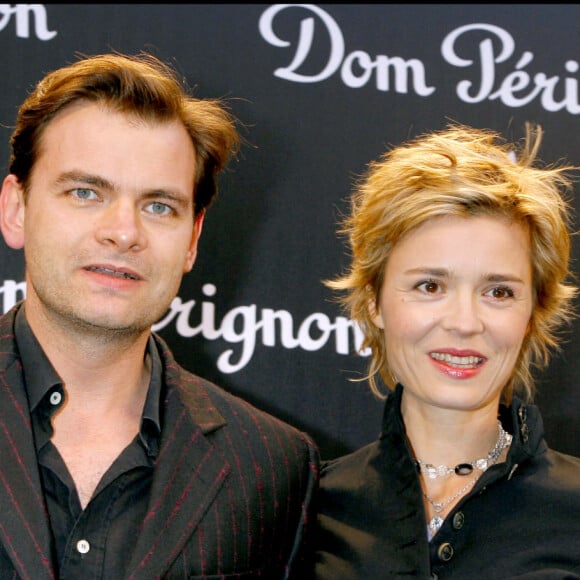 Clovis Cornillac et Caroline Proust - Arrivées des stars à la soirée Dom Perignon Lagerfeld.