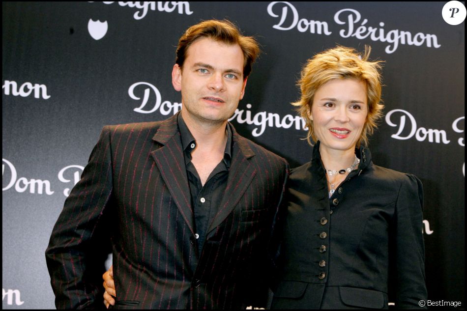Clovis Cornillac et Caroline Proust - Arrivées des stars à la soirée Dom Perignon Lagerfeld.