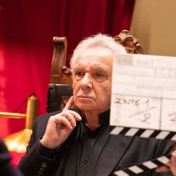 Exclusif - Michel Sardou - Enregistrement de l'émission "Le Grand Restaurant" à Paris, qui sera diffusée le 3 février 2021 sur M6. © Philippe Leroux / Bestimage 