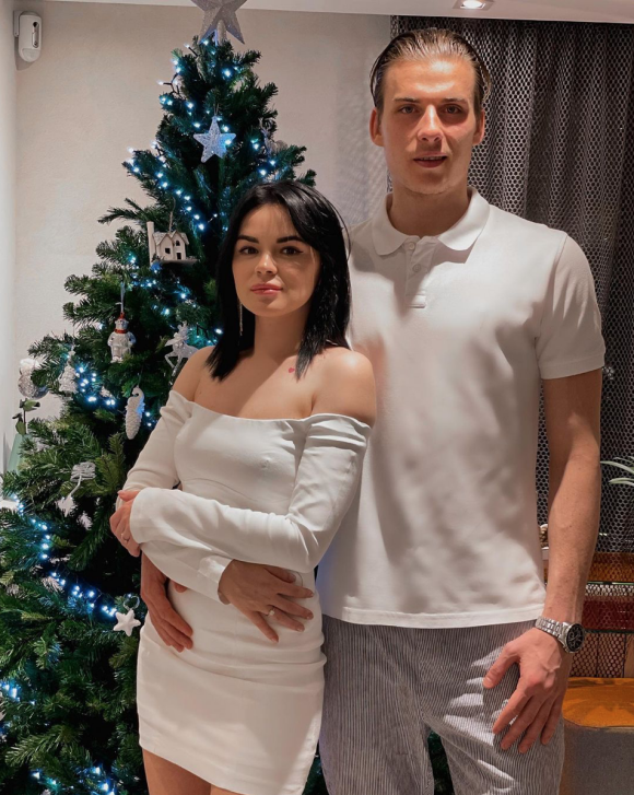 Andrey Lunin et son épouse Anastasiia en décembre 2020.