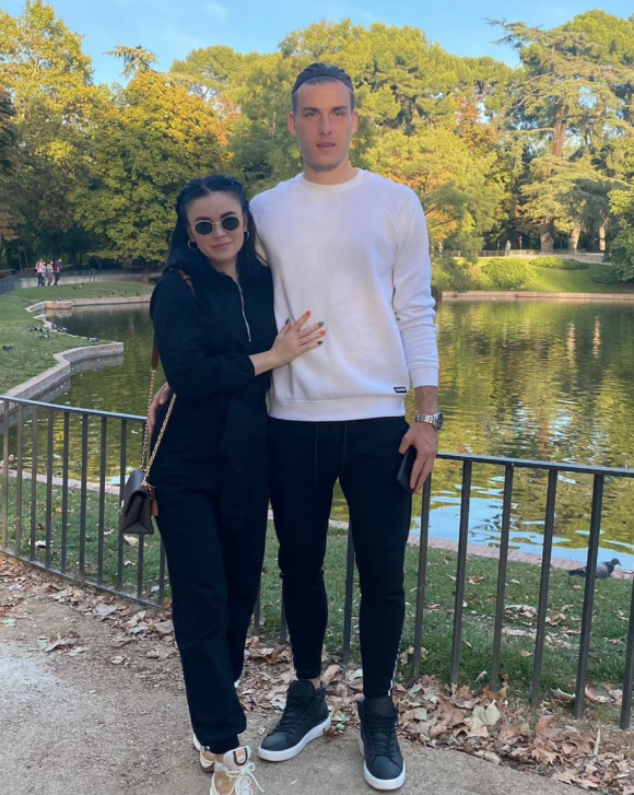 Andrey Lunin et son épouse Anastasiia en septembre 2020.