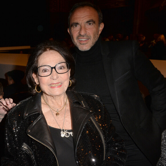 Line Renaud, Nana Mouskouri, Nikos Aliagas - Défilé Jean-Paul Gaultier au théâtre du Châtelet à Paris. Le 22 janvier 2020. © Christophe Clovis - Veeren Ramsamy / Bestimage