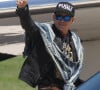 Exclusif - Johnny Depp arrive en jet privé à Bethlehem en Pennsylvanie. Le 21 mai 2018