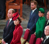 Le prince William, duc de Cambridge, et Catherine (Kate) Middleton, duchesse de Cambridge, Le prince Harry, duc de Sussex, Meghan Markle, duchesse de Sussex - La famille royale d'Angleterre lors de la cérémonie du Commonwealth en l'abbaye de Westminster à Londres.