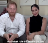 Le prince Harry et Meghan Markle en visioconférence avec la militante Malala Yousafzai, sur YouTube.