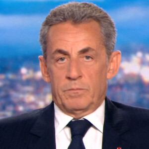 Invité du 20H de TF1 ce mercredi 3 mars , l'ancien président de la république Nicolas Sarkozy est revenu sur sa condamnation dans l'affaire dite des "écoutes". Capture TV TF1 via Bestimage