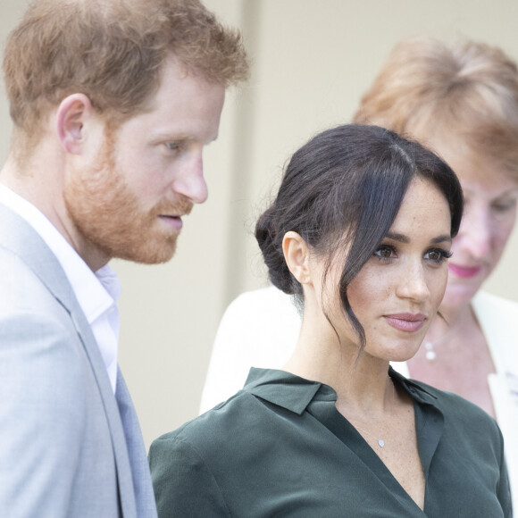 Le prince Harry, duc de Sussex, et Meghan Markle, duchesse de Sussex, inaugurent l'université technologique à Bognor Regis. C'est leur première visite dans le comté de Sussex depuis leur mariage.