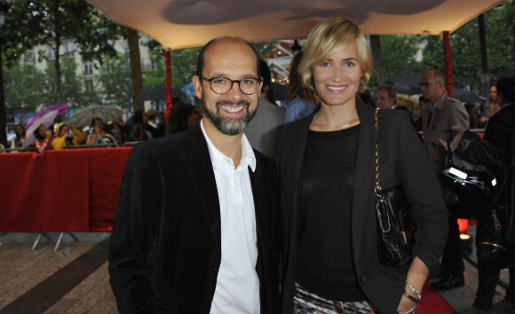 Maurice Barthélémy et Judith Godrèche à l'avant-première de Un bonheur n'arrive jamais seul en 2012