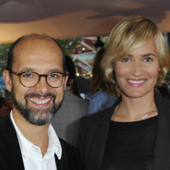 Maurice Barthélémy et Judith Godrèche à l'avant-première de Un bonheur n'arrive jamais seul en 2012
