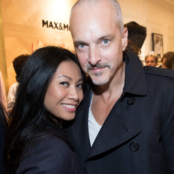 Exclusif - Christian Kretschmar et Anggun - Lancement de la collection capsule "Max & Moi vu par Valérie Benaïm" à Paris © Cyril Moreau/Bestimage 