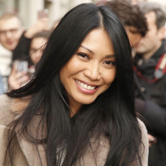 Anggun - Arrivées au défilé de mode "Jean Paul Gaultier", collection Haute-Couture printemps-été à Paris. © Christophe Aubert via Bestimage