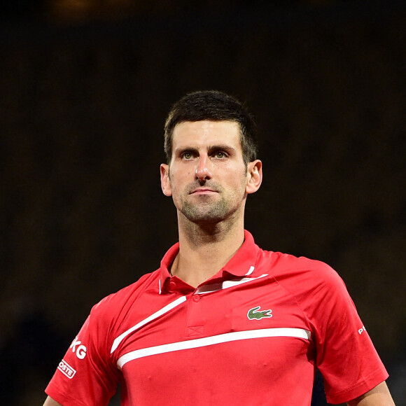 Novak Djokovic (srb) lors des Internationaux de tennis Roland Garros à Paris. © JB Autissier / Panoramic / Bestimage
