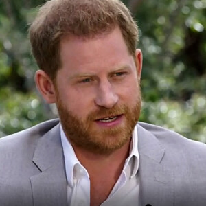 La chaîne CBS va diffuser l'entretien intitulé "Meghan & Harry" entre le prince Harry, Meghan Markle et la présentatrice américaine Oprah Winfrey, qui sera diffusé le 7 mars. Un échange qui promet son lot de révélations explosives. © Capture TV CBS via Bestimage