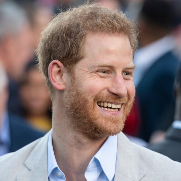 Le prince Harry, duc de Sussex se rend à la résidence de l'ambassadeur pour une réception à Cape Town, au 2 ème jour de sa visite en Afrique du Sud le 24 septembre 2019.