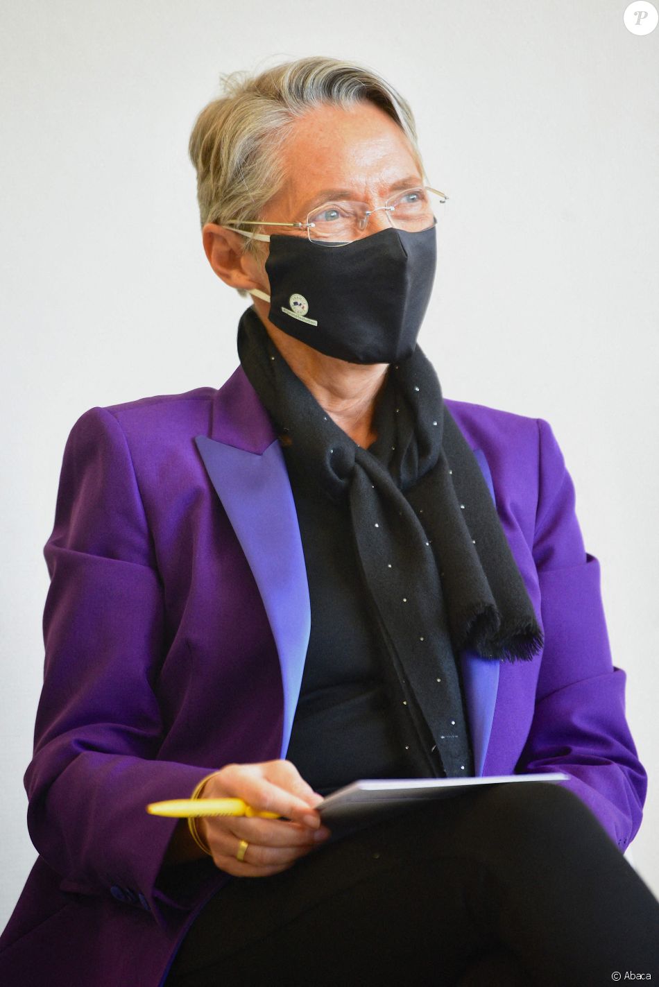 Elisabeth Borne, ministre déléguée chargée du travail, à Strasbourg le 25 février 2021.