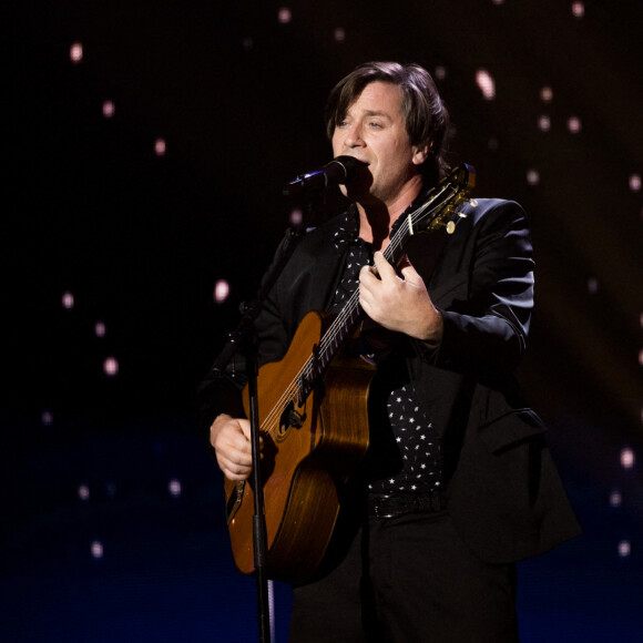 Exclusif - Thomas Dutronc - Enregistrement de l'émission "Fête de la chanson française" à l'Olympia à Paris, qui sera diffusée le 9 janvier sur France 2. © Tiziano Da Silva - Cyril Moreau / Bestimage