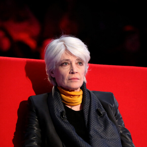 Exclusif - Enregistrement de l'émission "Le Divan" présentée par Marc-Olivier Fogiel avec Françoise Hardy en invitée, le 29 janvier 2016. © Dominique Jacovides / Bestimage