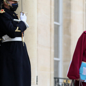 Roselyne Bachelot, ministre de la Culture - Sorties du Conseil des ministres du mercredi 20 janvier 2021 au palais de l'Elysée à Paris © Stéphane Lemouton / Bestimage