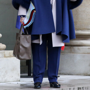 Roselyne Bachelot, ministre de la Culture - Sorties du Conseil des ministres du mercredi 27 janvier 2021 au palais de l'Elysée à Paris © Stéphane Lemouton / Bestimage