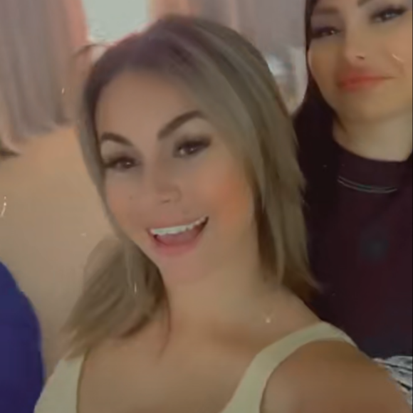 Carla Moreau et Maeva Ghennam complices sur Snapchat, le 29 mars 2021