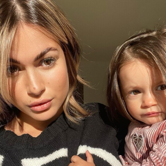 Carla Moreau et sa fille Ruby, mars 2021