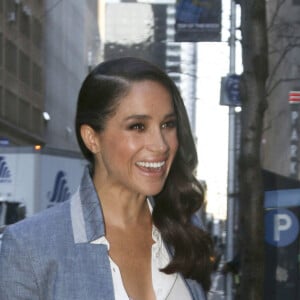 Meghan Markle arrive et quitte les studios de l'émission 'The Today Show' à New York, le 18 mars 2016.