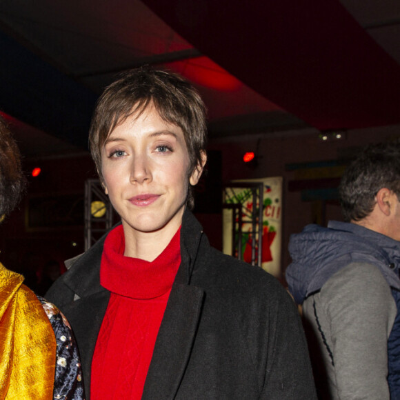 Anny Duperey et sa fille Sara Giraudeau - Lancement de la campagne des Pères Noël Verts du Secours Populaire au Cirque Phénix, le 20 novembre 2019 à Paris. © Jack Tribeca/Bestimage