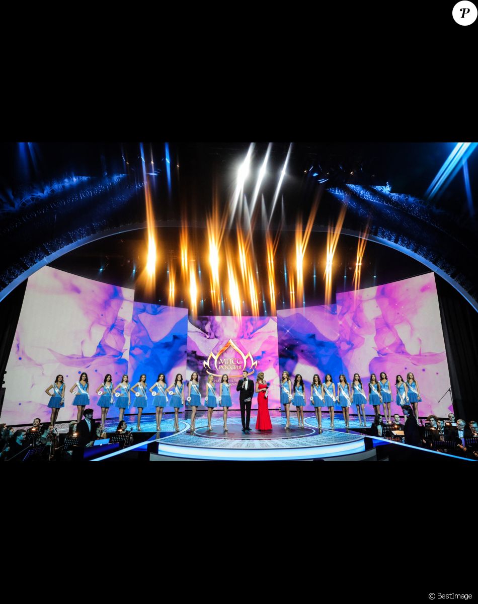 Finale du concours Miss Russie 2018 à Moscou le 14 avril 2018.