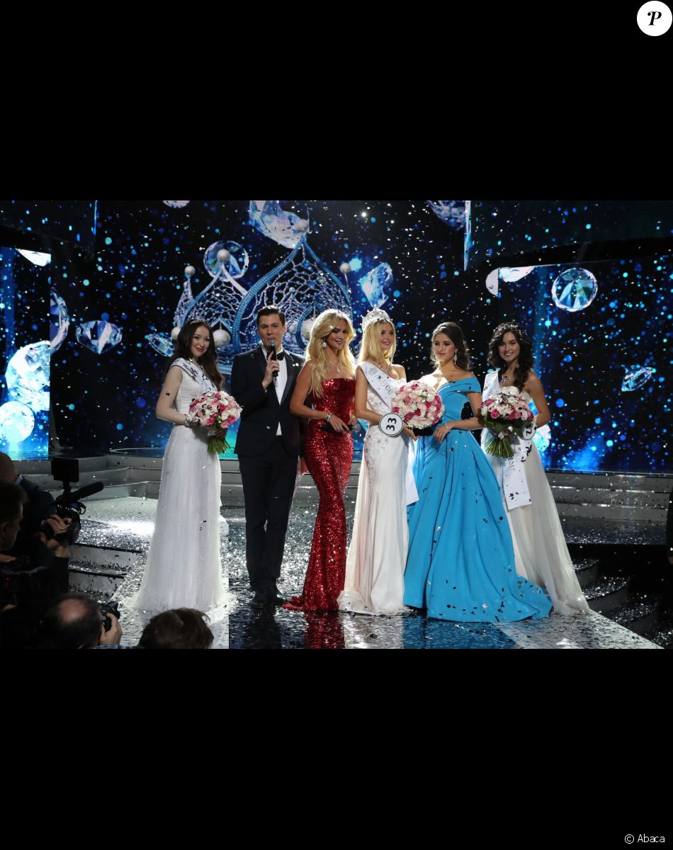 Finale du concours Miss Russie 2017 à Moscou. Le 15 avril 2017.