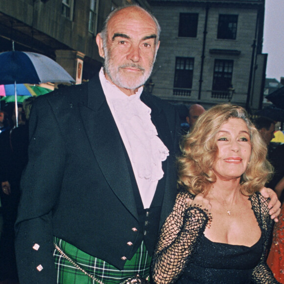 Sean Connery et sa femme Micheline Roquebrune.